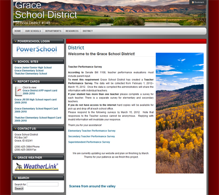 Grace School District Screenshot